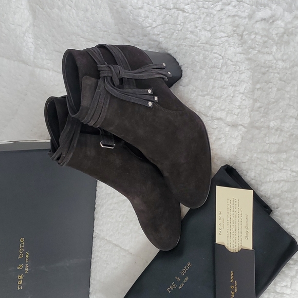 rag & bone Shoes - 17. Rag & Bone Dalia Boot Black Suede